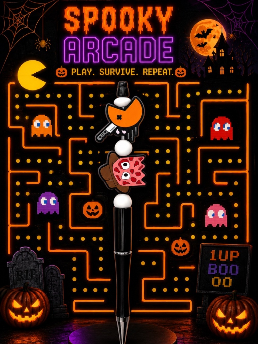 Spooky Arcade Pen